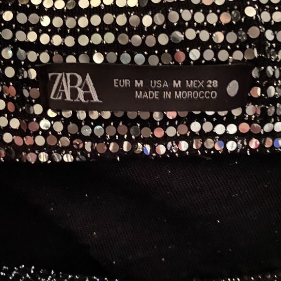🖤Zara Sequin Stretchy Pencil Skit - Picture 12 of 13